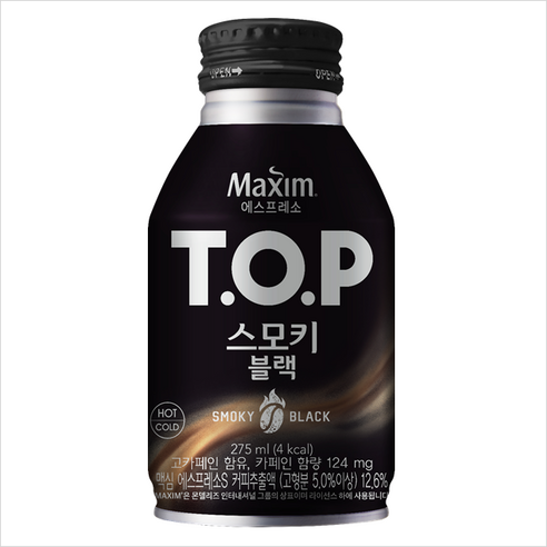 동서 TOP 커피캔 시리즈 275ml (더블랙/마스터라떼/스모키라떼/스모키블랙/스위트아메리카노)