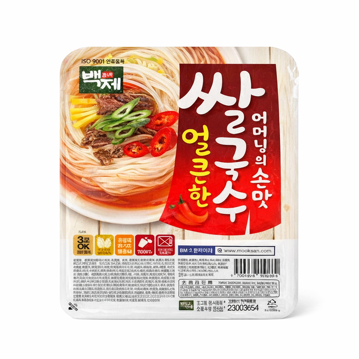 백제 쌀국수 얼큰한맛 90g