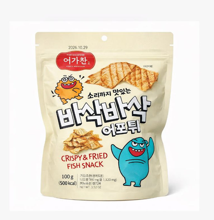 EOGACHAN Crispy Fried Fish Snack Original Flavor 100g