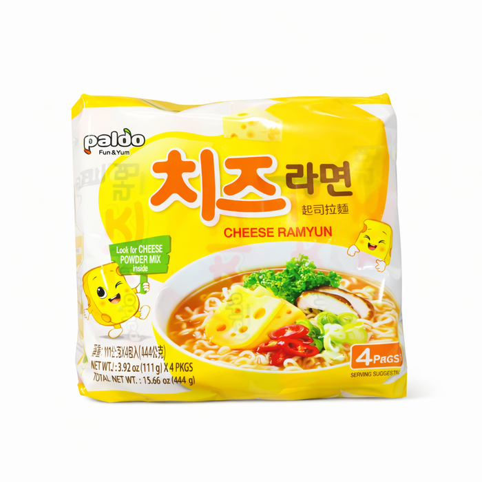 팔도 치즈라면 멀티팩 111g × 4개입