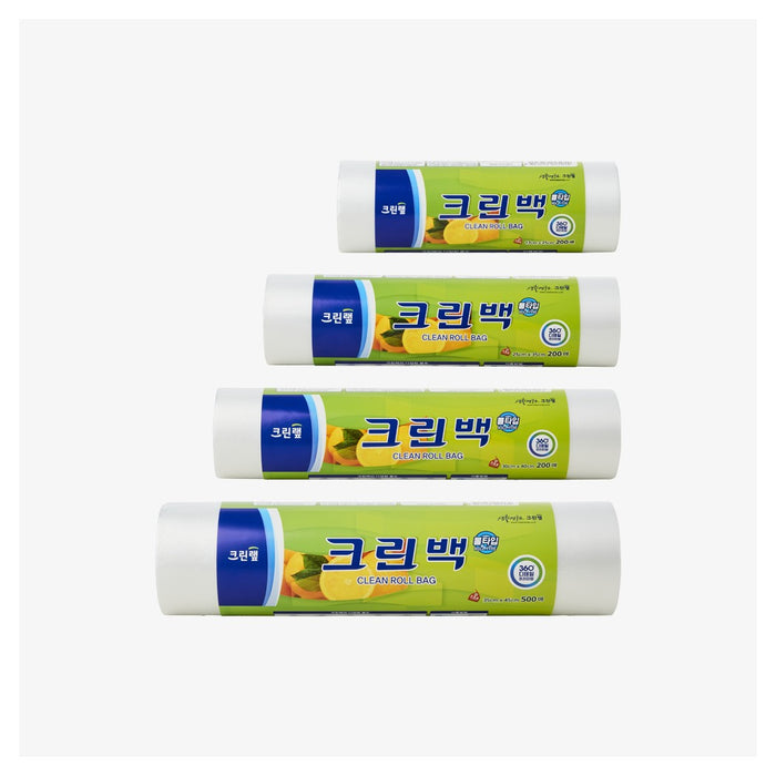 CLEANLAB CleanWrap Roll Bag 200 - Safe Sealing with Easy Tear-off, Various Sizes for Small and Large Portions
