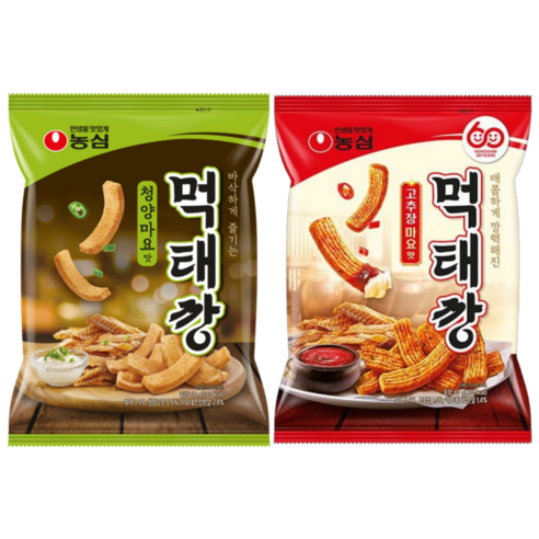 Nongshim Muktaekkang Snack – Gochujang / Cheongyang Mayo 60g / Mix