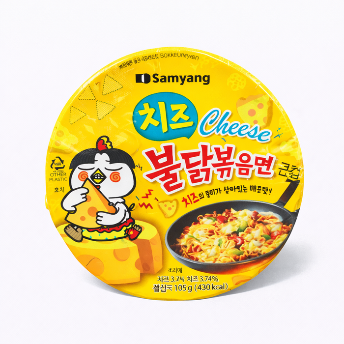 SAMYANG 辣味鸡肉拉面 大碗 (芝士味) 105g