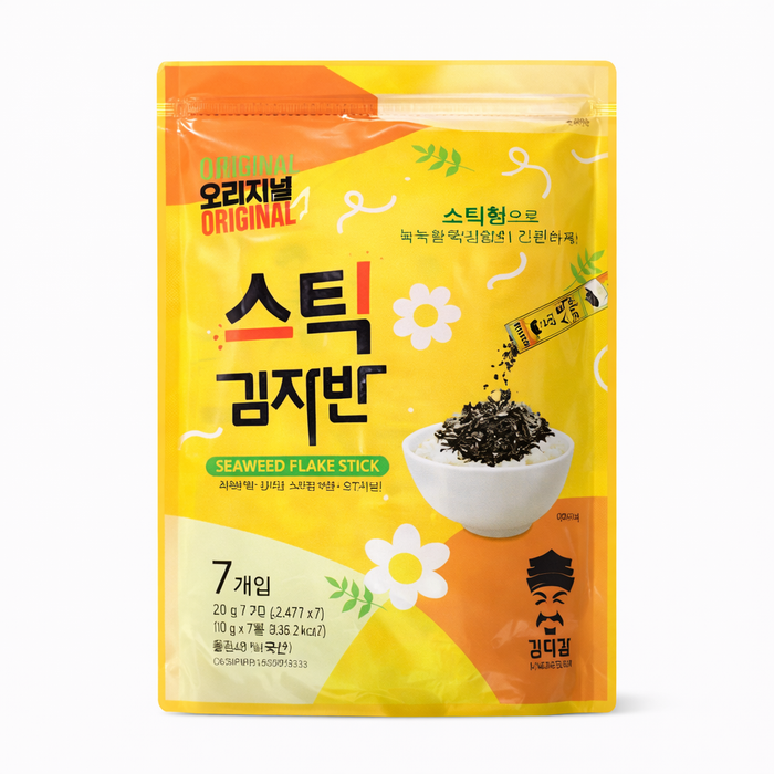 KimDaegam Stick Crispy Seaweed Original 10g × 7 Packs