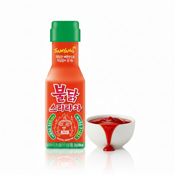 SAMYANG Buldak Sriracha Hot Chicken Sauce Korean Tangy Spicy Chili Sauce 200g