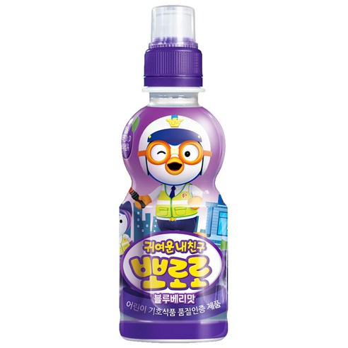 PALDO Pororo Drink 235ml (Strawberry/Milk/Blueberry/Apple)