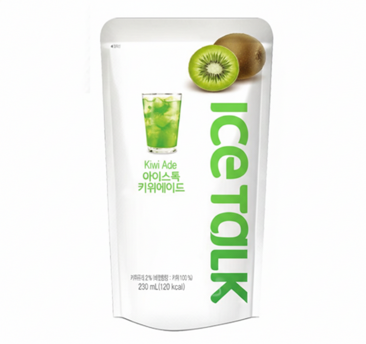 ICE TALK Kiwi Ade Drink 230ml – Korean Kiwi Juice Beverage