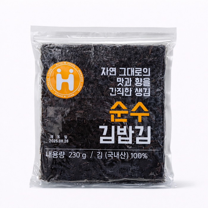 海农 紫菜（未烤制・紫菜包饭用）100张