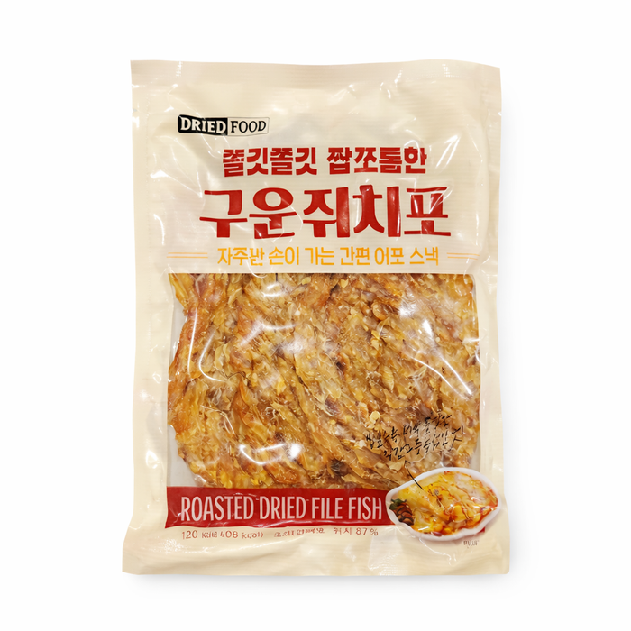 Dried Filefish Rice NoBrand Roasted Dried Filefish Korean Seafood Snack 120g — Asianfoodnz
