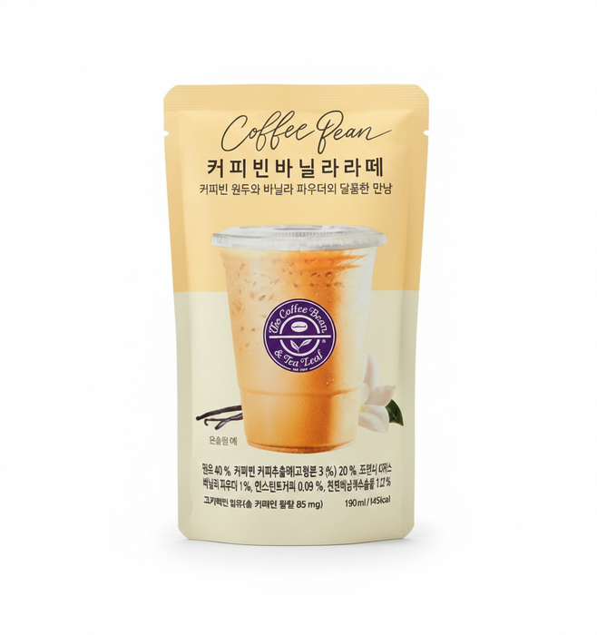 CoffeeBean 香草拿铁咖啡袋装 190ml / 190ml*10P