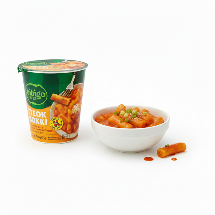 CJ 비비고 떡볶이 컵볼 - 치즈맛 / 핫앤스파이시맛 / 스위트앤스파이시맛 (125g)