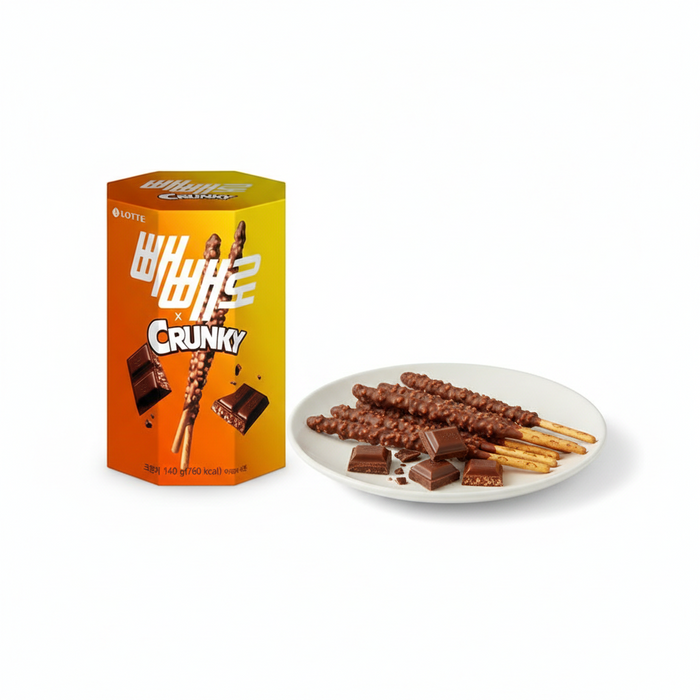 롯데 빼빼로 벌크 시리즈 (아몬드 132g / 오리지널 초콜릿 180g / 크런키 140g)