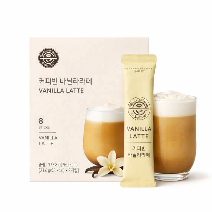 CoffeeBean 香草拿铁咖啡粉 8T