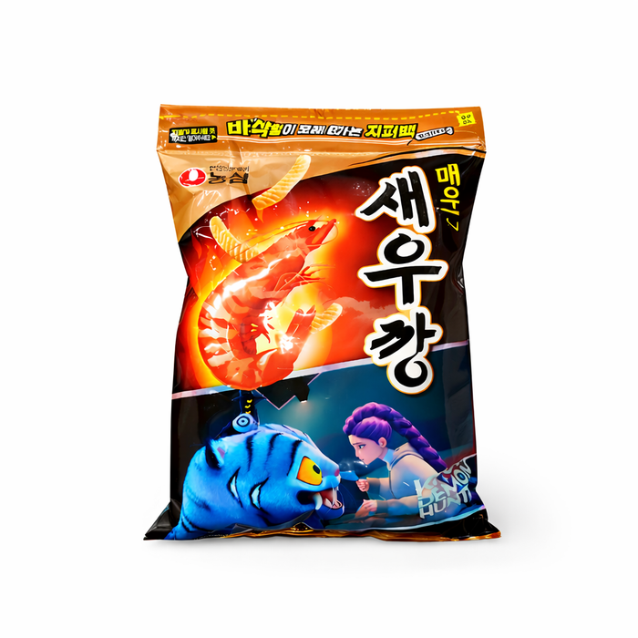 NONGSHIM Prawn Chips Hot Spicy Korean Snack 400g
