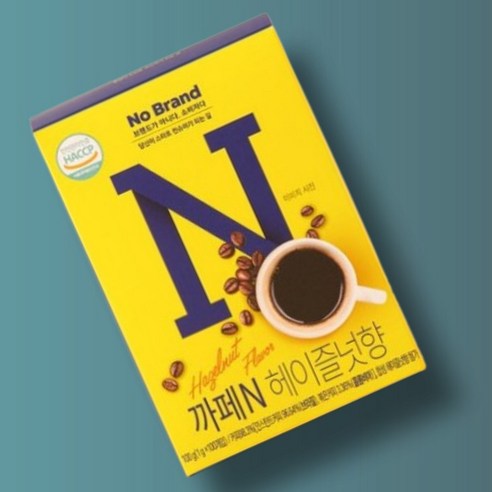 NoBrand Cafe N Black / Hazelnut 100 Sticks (1g*100EA)