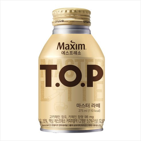 DONGSUH T.O.P Master Latte Coffee Can 275ml – Creamy Korean Canned