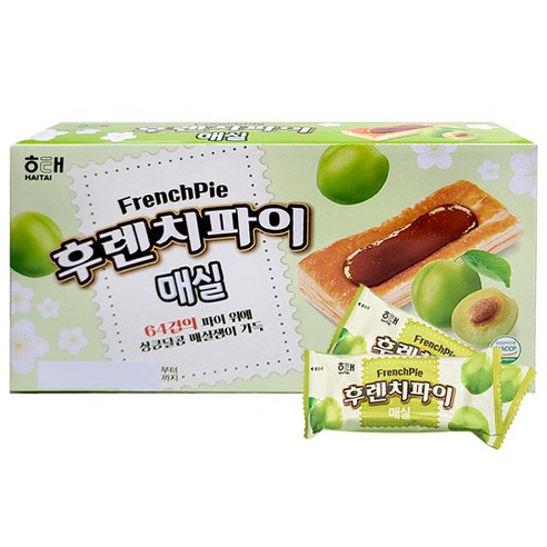 HAITAI French Pie Strawberry 192g / Green Plum 192g / Petit Choco 179g / Apple 192g