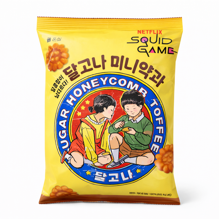 오징어게임 달고나 미니약과 90g