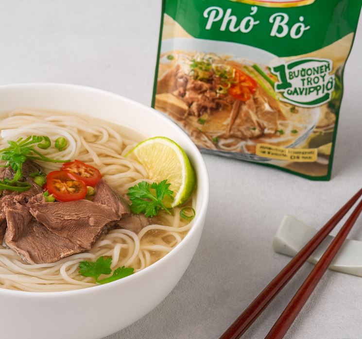 Ajinomoto Aji-Quick Phở Bò Seasoning Mix 57g / 10Packs – Vietnamese Beef Pho Soup Base /