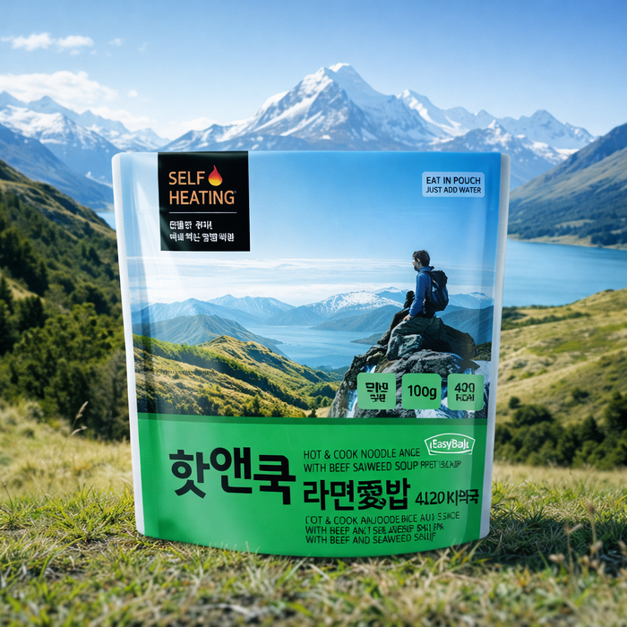 이지밥 핫앤쿡 라면애밥 (쇠고기미역국) 110g
